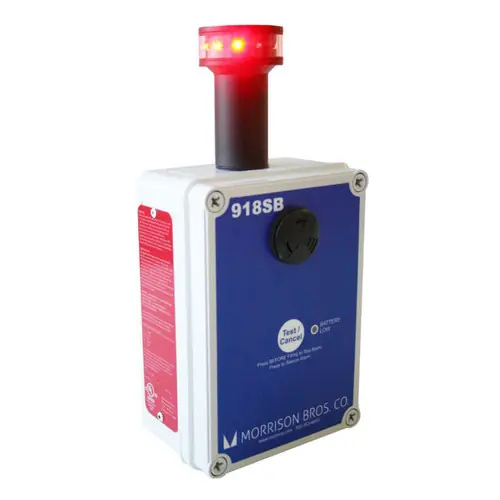 Morrison Bros. 918 Series Tank Alarm w/ Rotating Beacon