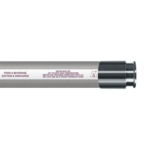 Novaflex 6300 FDA Nitrile Food Suction & Discharge Hose w/ Tri-Clamp Ends