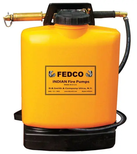 Fedco Fire Pump and 5 Gallon Poly Tank