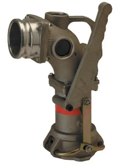 Civacon 4 in. Shut-Off Delivery Elbow
