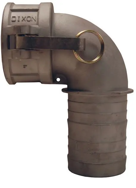 Dixon Stainless Steel Female Coupler x Hose Shank 90° Elbow