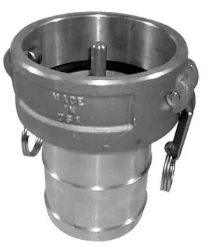 Female Cam w/ Probe 4 in. x 4 in. & Butterfly Check Valve