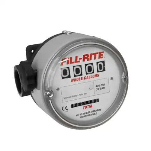 Fill-Rite TN760 1-1/2 in. NPT Mechanical Aluminum Nutating Disc Meter (Gallons)