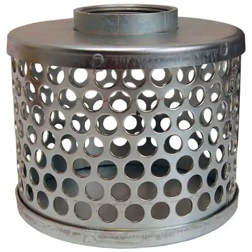 Dixon Zinc Plated Steel Standard Round Hole Strainers