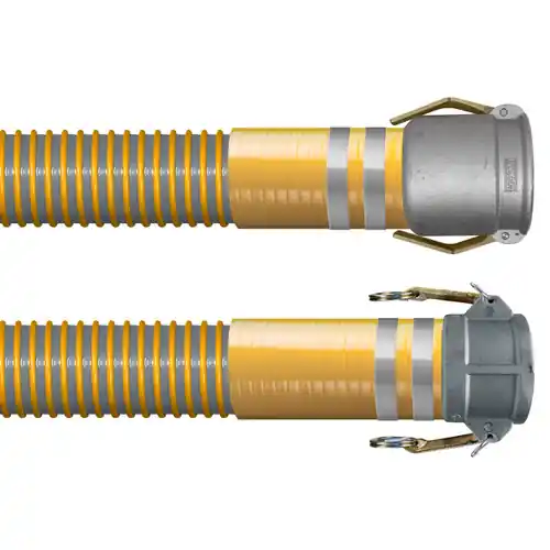 Kuriyama Tigervapor 4 in. Standard Duty Vapor Recovery Hose Assemblies w/ Part C Female Coupler x CPP Ends