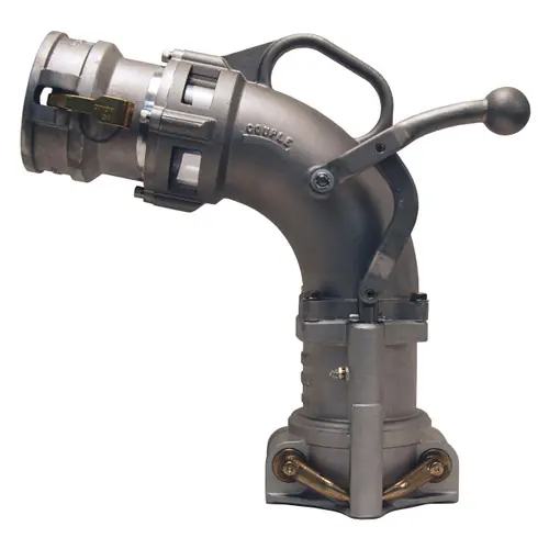 Dixon Bay-Lite 6210B 4 in. Aluminum Drop Elbow Assembly w/ 3 in. Female Coupler