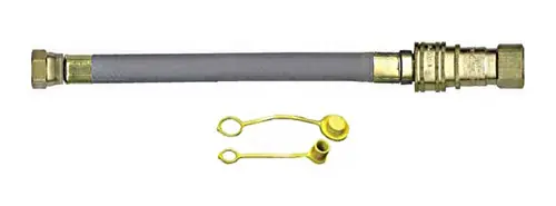 Gas-Flo 3/8 in. Grey Propane/Natural Gas Hose with 3/8 in. Quick Disconnect