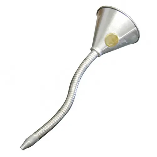 Zeeline 14 in. Galvanized Funnel Flex Spout 1 Quart