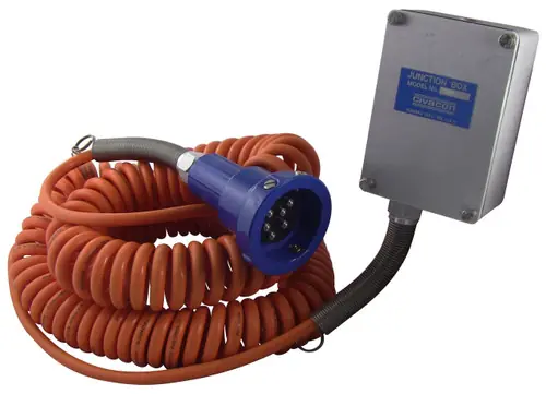 Civacon Blue Optic Hardwire Junction Box System w/ 2-Pin Plug & Coiled Cord