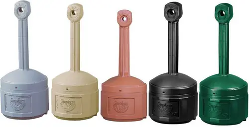 Justrite Personal Smokers Cease-Fire® Cigarette Butt Receptacles