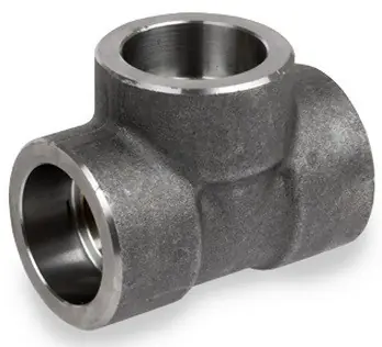 Smith Cooper 3000# Forged Carbon Steel 3/4 in. Tee Fitting - Socket Weld - Fig. 52T 3