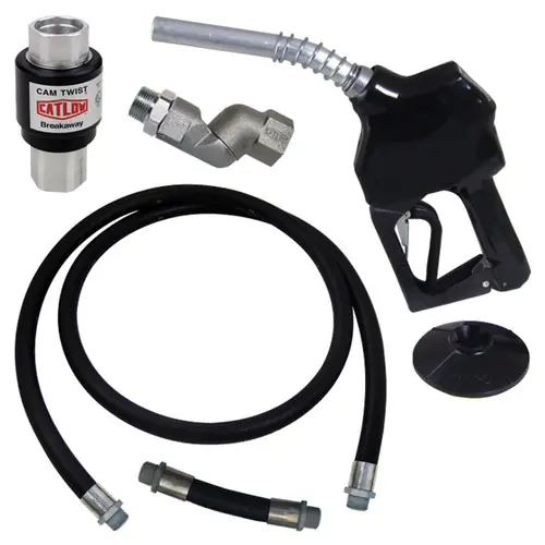 Complete Unleaded Nozzle Swivel 3/4 in. Hose Set w/ Magnetic Breakaway Assembly