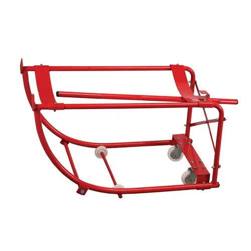 Zeeline Tilting Drum Cradle with Axle, Wheels, and Casters