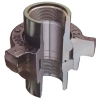 Kemper Valve Figure 1003 Hammer Unions - XXH - 6 in.