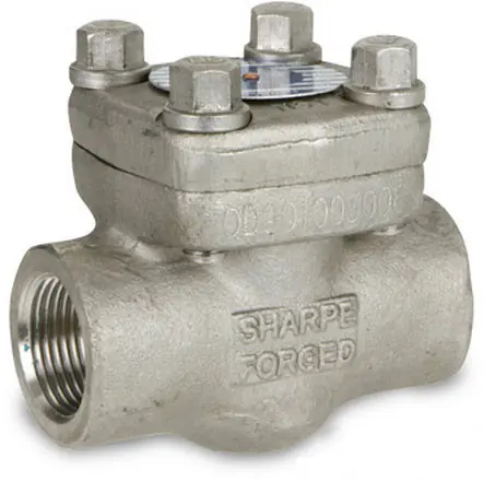 Sharpe Class 800 2 in. Socket Weld Forged 316L Stainless Piston Check Valve