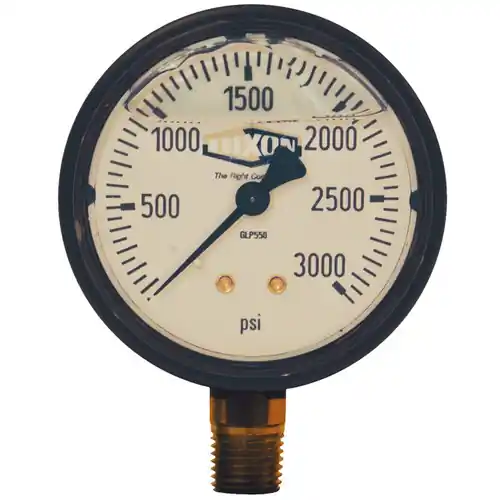 Dixon 2 1/2 in. Lower Mount Liquid Filled ABS Case Gauges