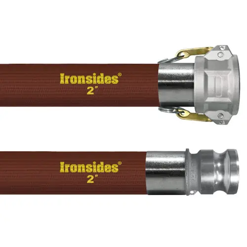 Kuriyama Ironsides 6 in. 115 PSI PVC Layflat Water Discharge Hose Assemblies w/ C x E Ends