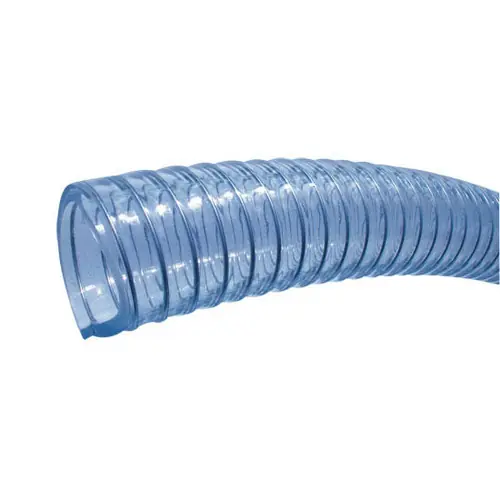 Kuriyama Kuri Tec 100 ft. K7160 Polyspring Standard Wall PVC Food and Beverage Vacuum/Transfer Hose Only