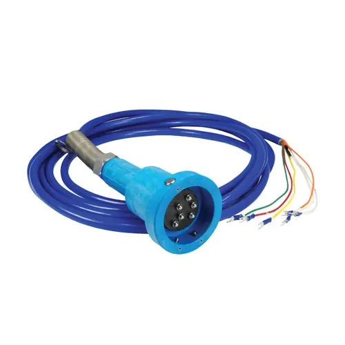 Dixon Blue Optic Plug & 20 ft. Straight Cord w/ 3 J-Slots & 6 Contact Pins for Civacon and Scully Systems