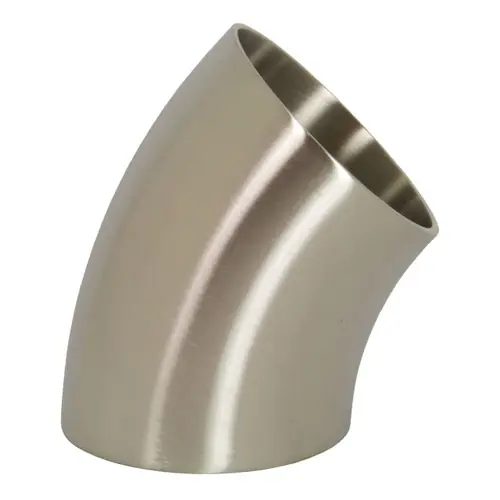 Dixon Sanitary B2WK Series Polished 316SS 45° Weld Elbows