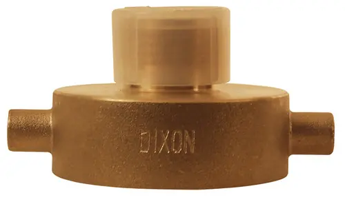 Dixon 2 1/2 in. NYFD Brass Pin Lug Hydrant Adapter