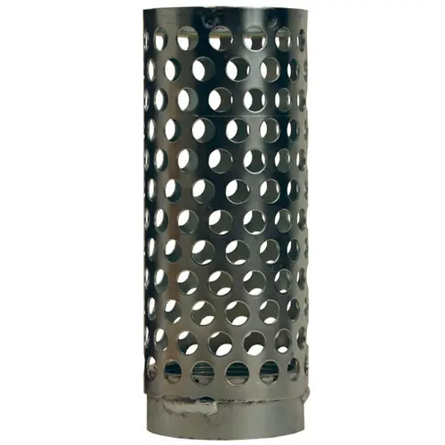 Dixon Zinc Plated Steel Long Thin Strainer Round Hole Type