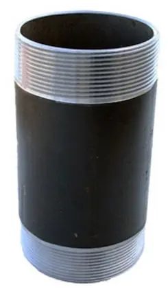 Morrison Bros. 244N Series 6 in. Pipe x 8 in. Long Pipe Nipple - Threaded One End