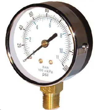 Kodiak 2 1/2 in. Lower Mount ABS Dry Gauges