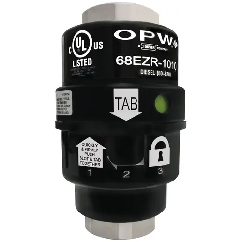 OPW 68EZR 1 in. Dry Reconnectable Breakaway - Gasoline up to E25