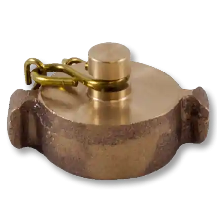 Dixon Powhatan Brass Cap & Chain - Rocker Lug