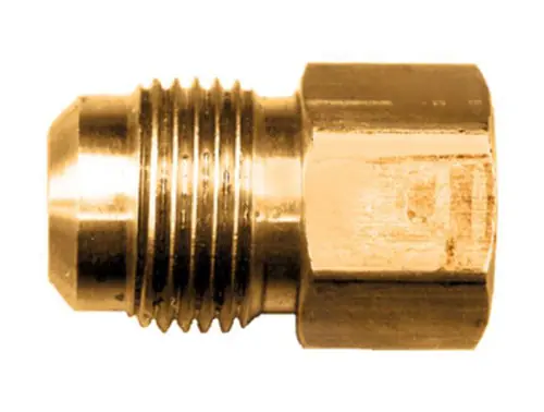 Gas-Flo Brass S.A.E. 45° Flare Connector - Tube to Female Pipe Fitting - 3/8" - 3/8" - 1,000