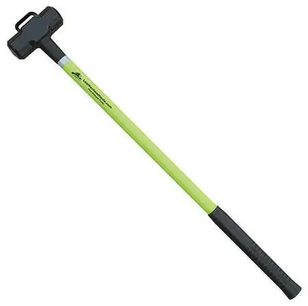 Leatherhead Tools 8 lb. Sledge w/ 36" Handle & Marry Bracket - Lime