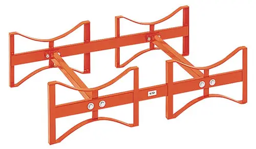 MECO Portable Drum Rack - 2 Drum Unit