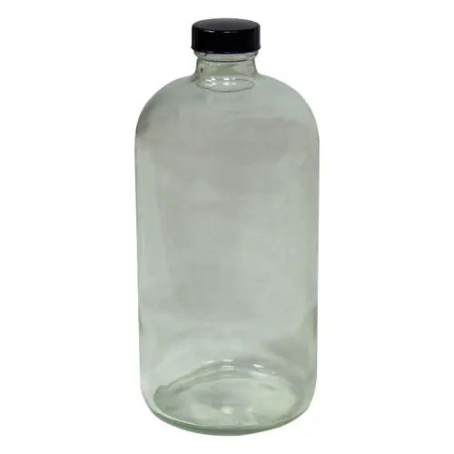 HAZMATPAC 32 oz. Boston Round Glass Bottles w/ PVC Coating