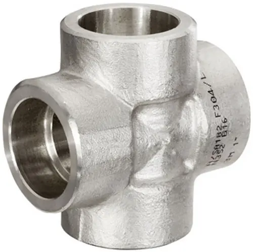 Smith Cooper 3000# Forged 316 Stainless Steel 1 1/4 in. Cross Fitting - Socket Weld - Fig. S5036X