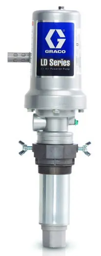 Graco LD Series 50:1 Air Powered Piston Grease Pump - for 400 lbs Drum