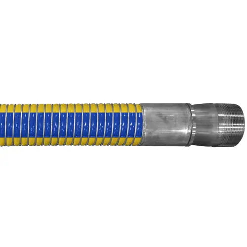 U.S. Hose Chemiflex 1 1/2 in. Composite Hose w/ Carbon Steel Male NPT Ends