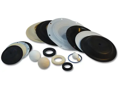 Nomad Elastomer Replacement FKM Valve Ball for Wilden 1 1/2 in. AODD Pumps - 04-1080-53