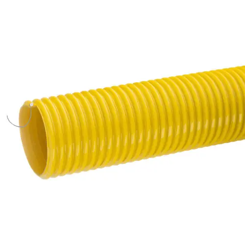 Kuriyama AMPH-SLR 3 in. Tigerflex Heavy Duty Amphibian Solarguard Poly Lined PVC Suction Hose - Hose Only - 100 ft.