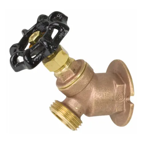 Smith Cooper Series 112L Lead-Free Brass Female NPT Inlet Flanged Sillcocks w/ Stuffing Box - 1/2 in. - 3/4 in.
