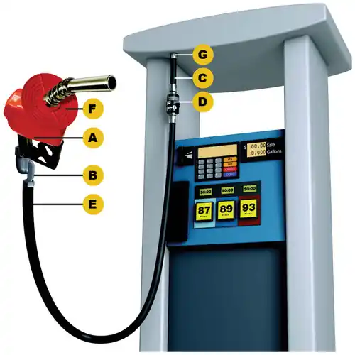 OPW Unleaded Nozzle Vapor Assist Decommissioning Hanging Hardware Conversion Kit