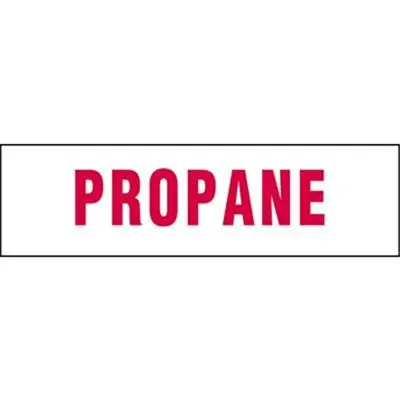 Propane Vinyl Sticker 6 in. x 21 in.