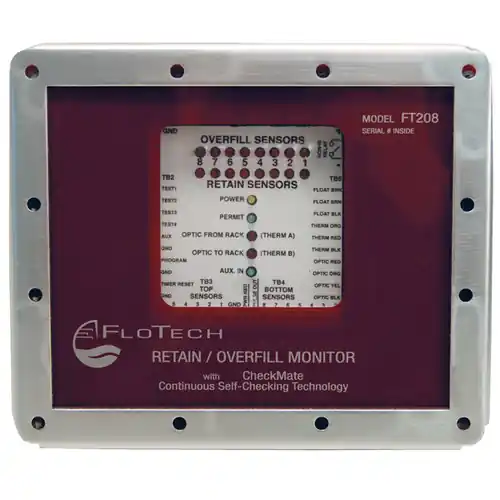 FloTech Checkmate Black and White 2 wire System Monitors