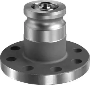 OPW 1600ANF Series Stainless Steel Kamvalok Railcar Male Adapter x 150 lb Flange - PTFE Seals