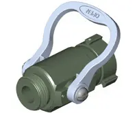 POK Wildland 1 in. Shutoff & Smooth Bore Hardcoat Anodized Aluminum & PTFE Nozzles