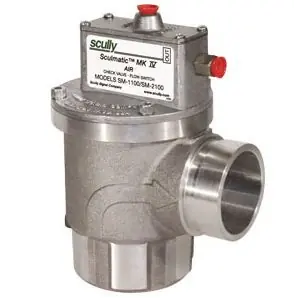 Scully Mark IV Flow Switch Angle Check Valve