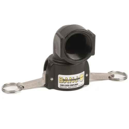 Banjo 1 1/2 in. 90° Polypropylene Couplings - Female Couppler x FTP