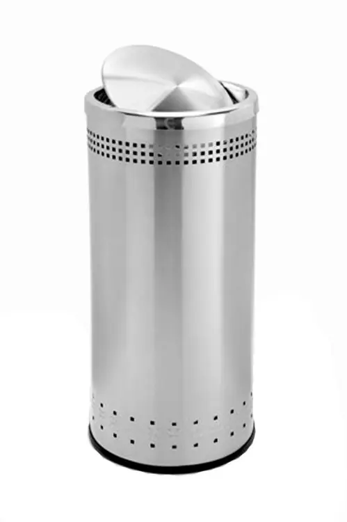 Commercial Zone Imprinted 360° Swivel Door Waste Container