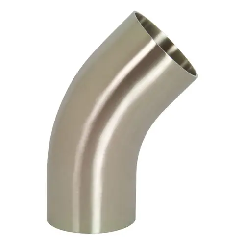 Dixon Sanitary B2KS Series Polished 304SS 45 Weld Elbows w/ Tangent