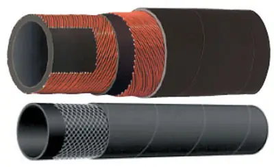 Kuriyama T253AA Alfagomma 2 1/2 in. 150 PSI EPDM Water Discharge Hose - Hose Only - 100 ft.